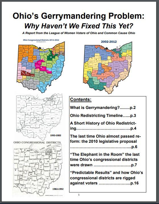 ohio"s gerrymandering problem cover
