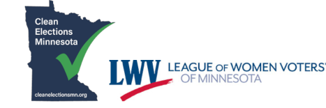 Clean Elections Minnesota and LWVMN Logos