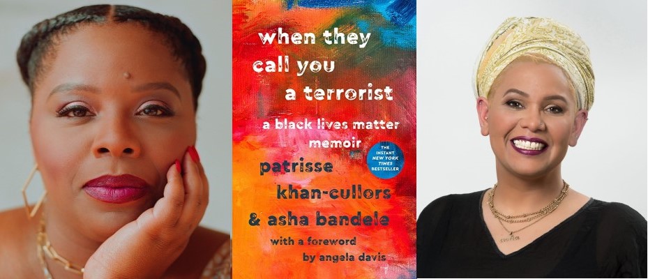When They Call You a Terrorist book cover with authors Patrisse Khan-Cullors and asha bandele