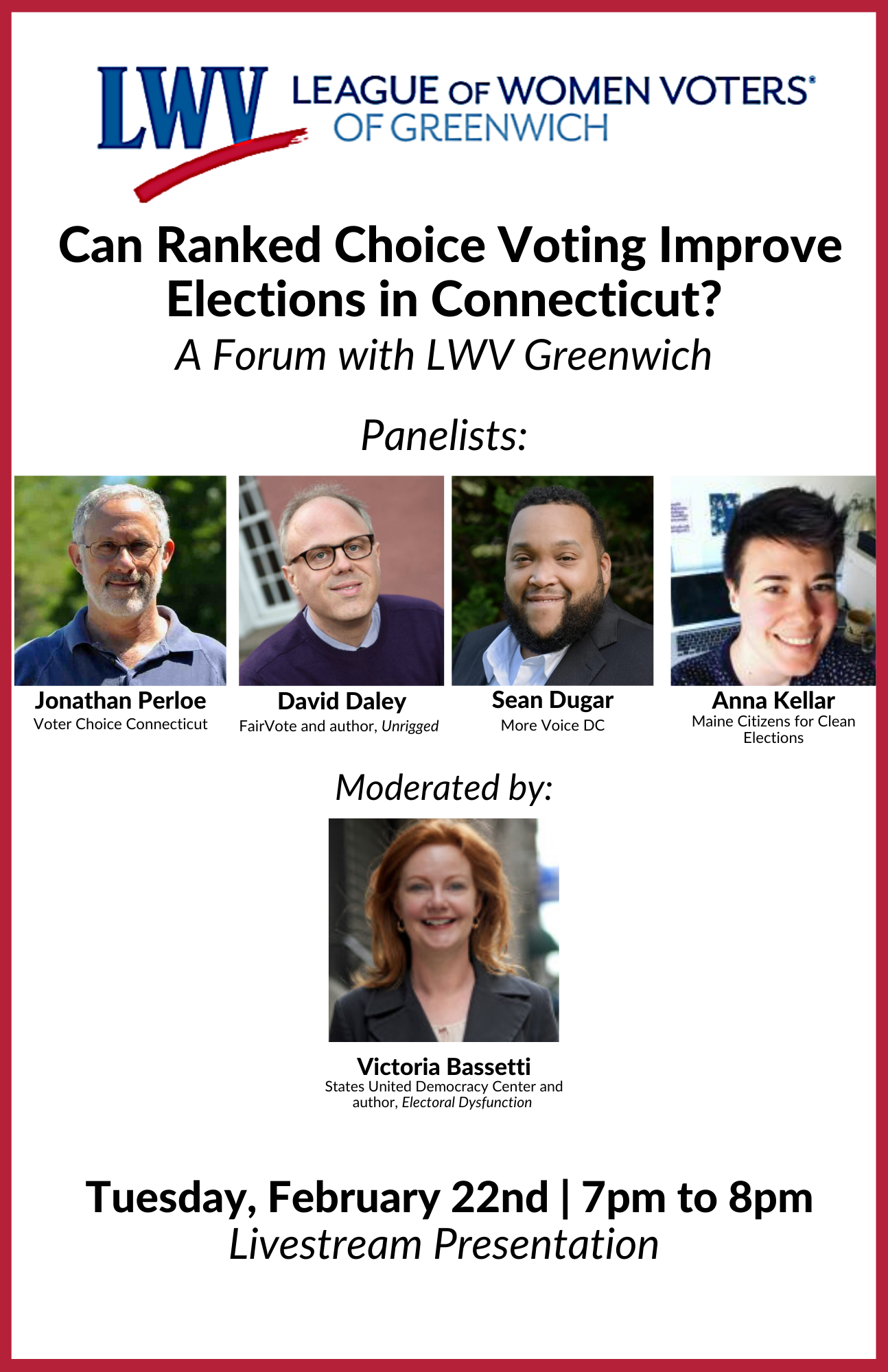 Can Ranked Choice Voting Improve Elections in Connecticut? A Forum with