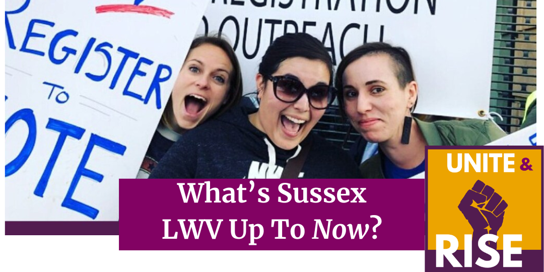 What's Sussex LWV Up To Now? enthusiastic young members