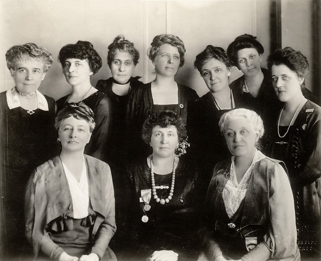 Some founding Board members of the League LWV Board, 1920