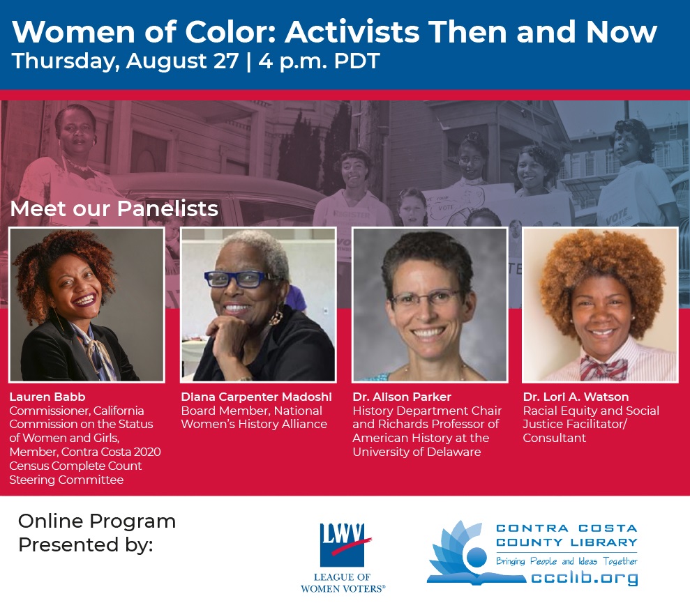Women of Color: Activists Then and Now - A Community Conversation | MyLO