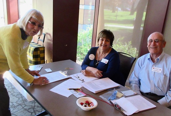 Luann Duggan, Cathleen Kirk and Fred Sullivan representing SCF Image of people representing SCF