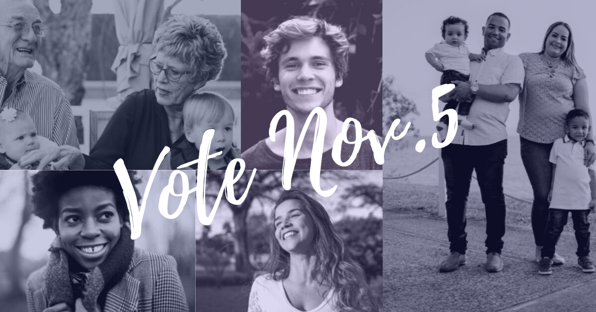 Vote Nov. 5. Your voice matters. Don't be silent.
