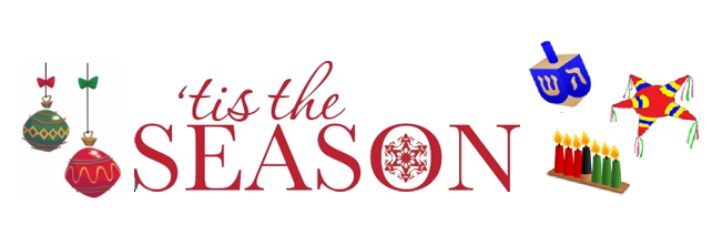 'tis the season (with winter holiday symbols)