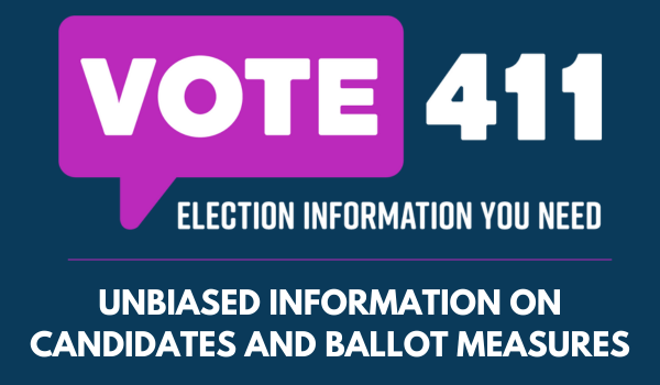 Vote411 Logo - Election Information You Need