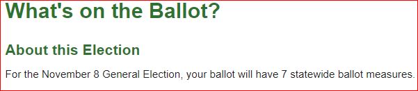 Whats on the ballot