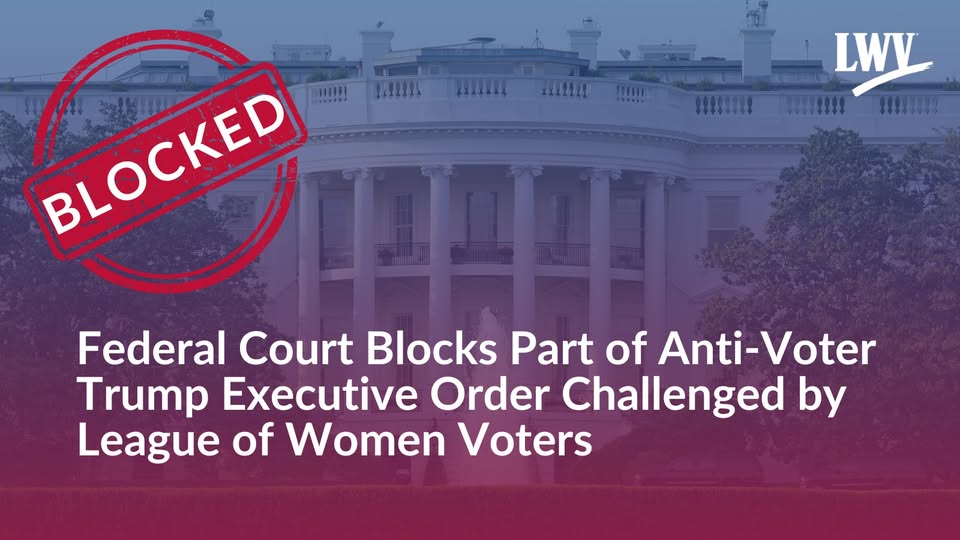 League Challenges Trump Anti-Voter Order