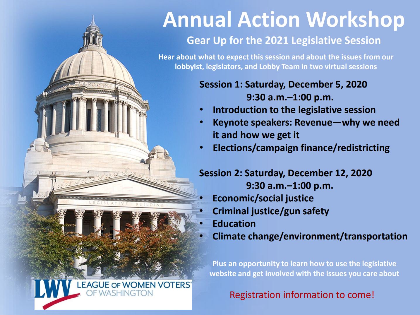 Legislative Workshops