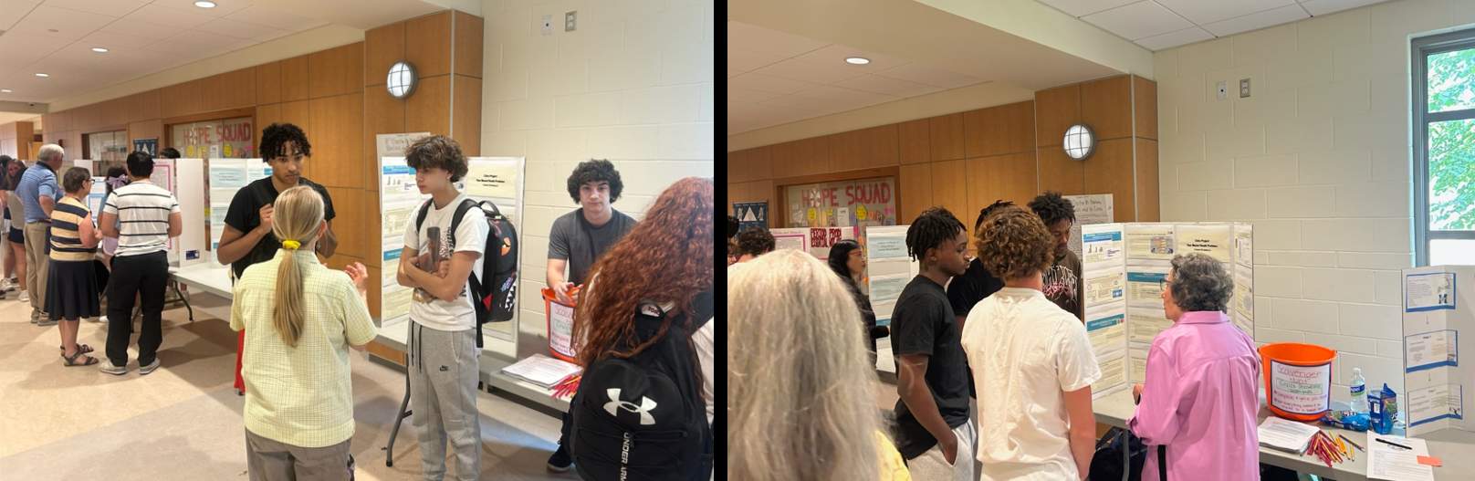 Students at Monomoy Civics Showcase