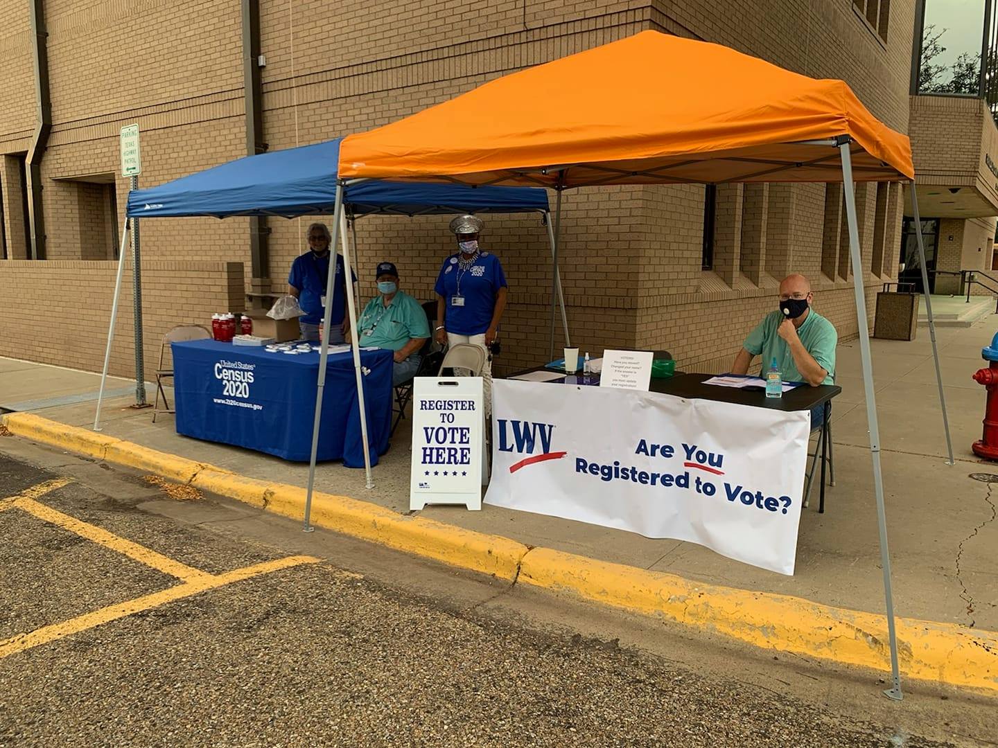 Voter Registration at Canyon Farmer's Market