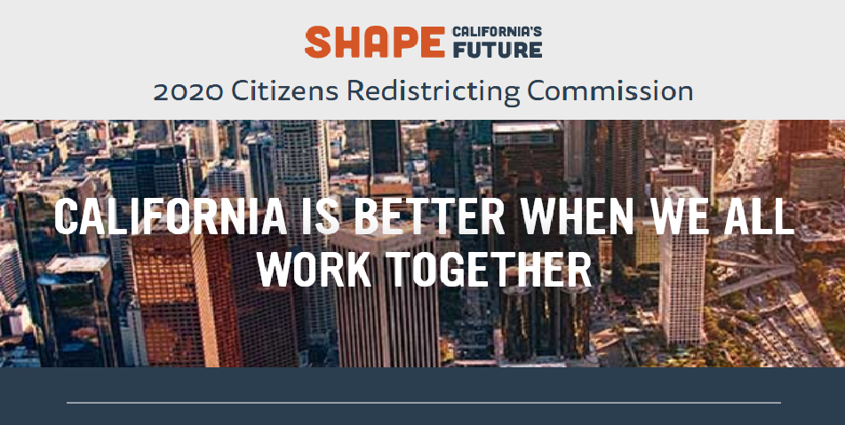 Citizens Redistricting Commission, California, gerrymandering,