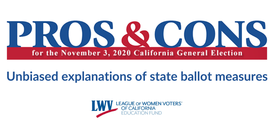 Pros and cons on the ballot measures, voter guides, California, voting, propositions