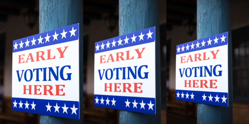Early Voting Signs 