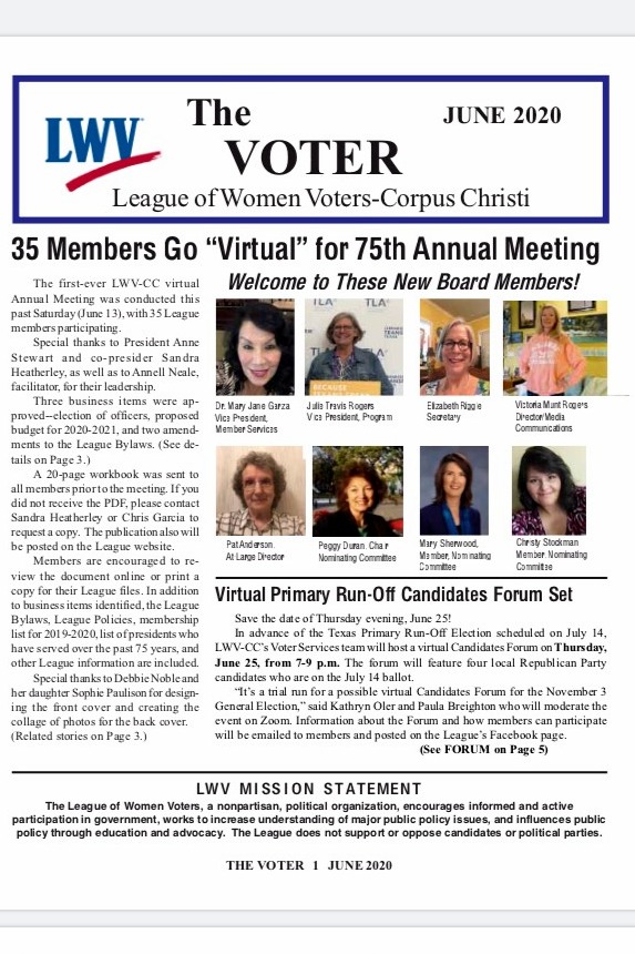 Cover of June Voter Cover of June Voter