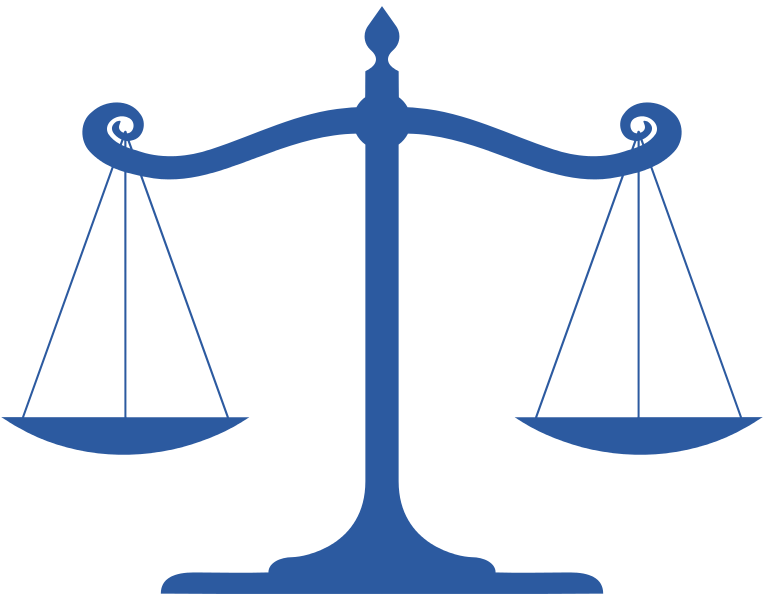 Blue Scales of Justice Blue Scales of Justice
