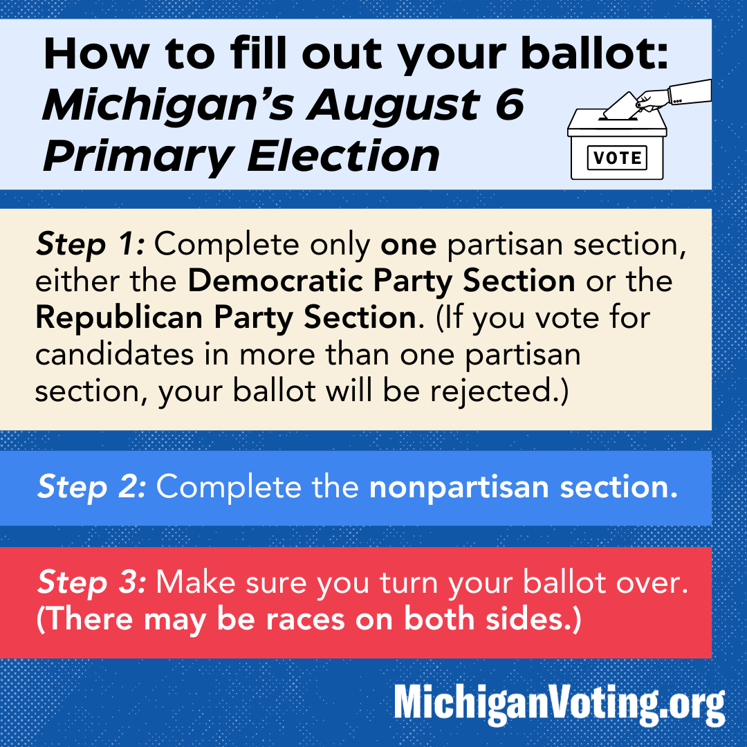 How to complete absentee ballot