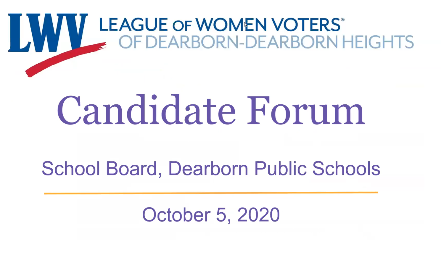 Candidate Candidate