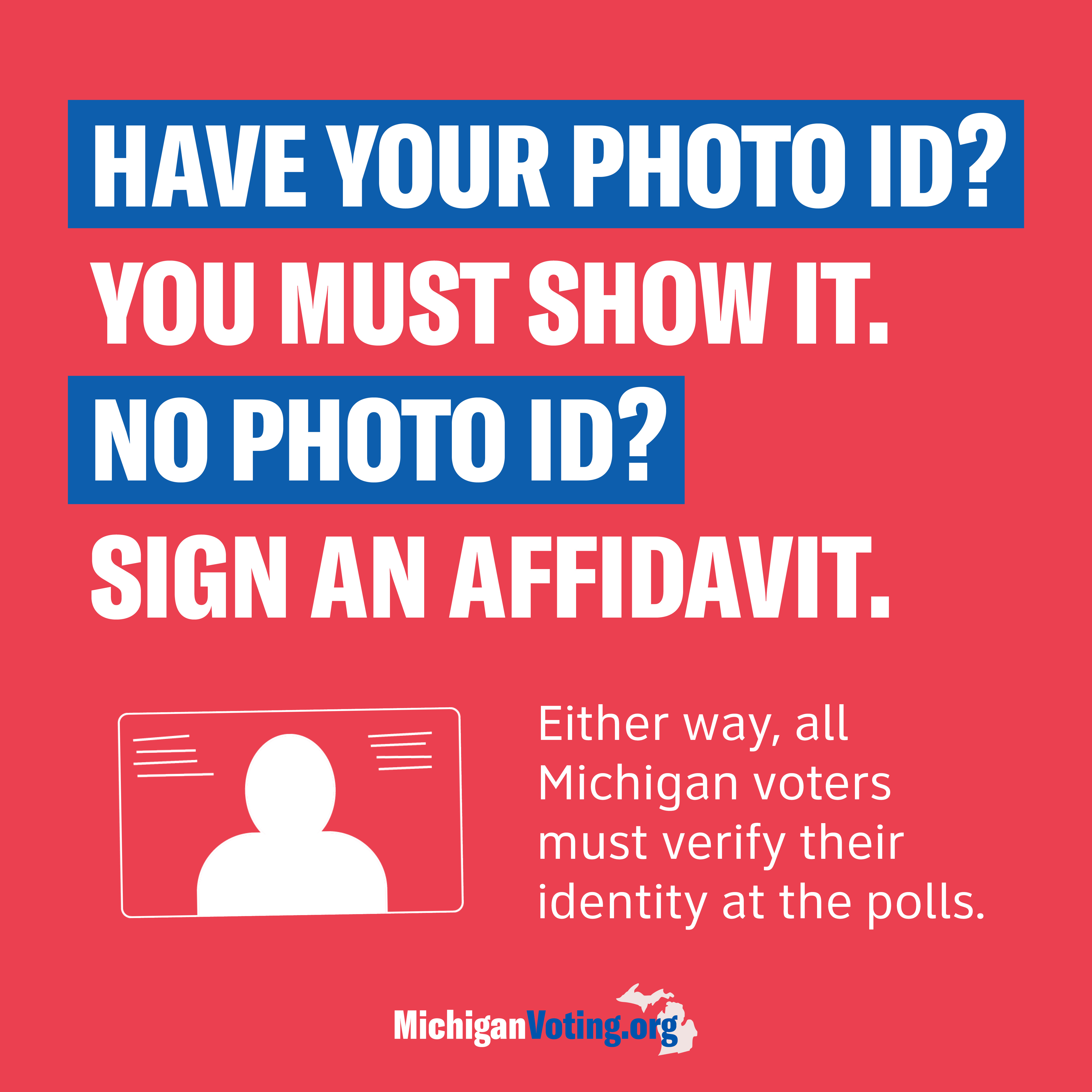 Have your photo ID?