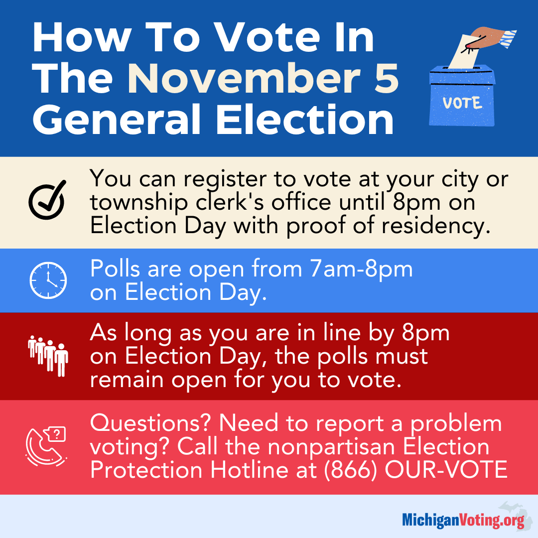 How to vote in November 5 election