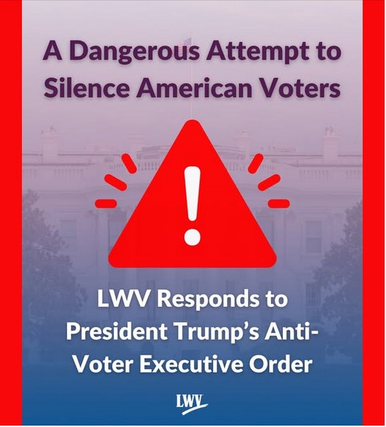 LWV response to Voter Suppression