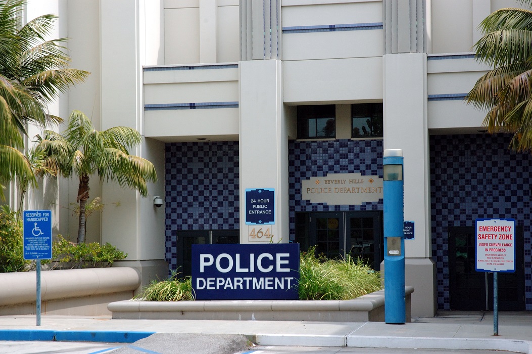 Police station, Beverly Hills, California