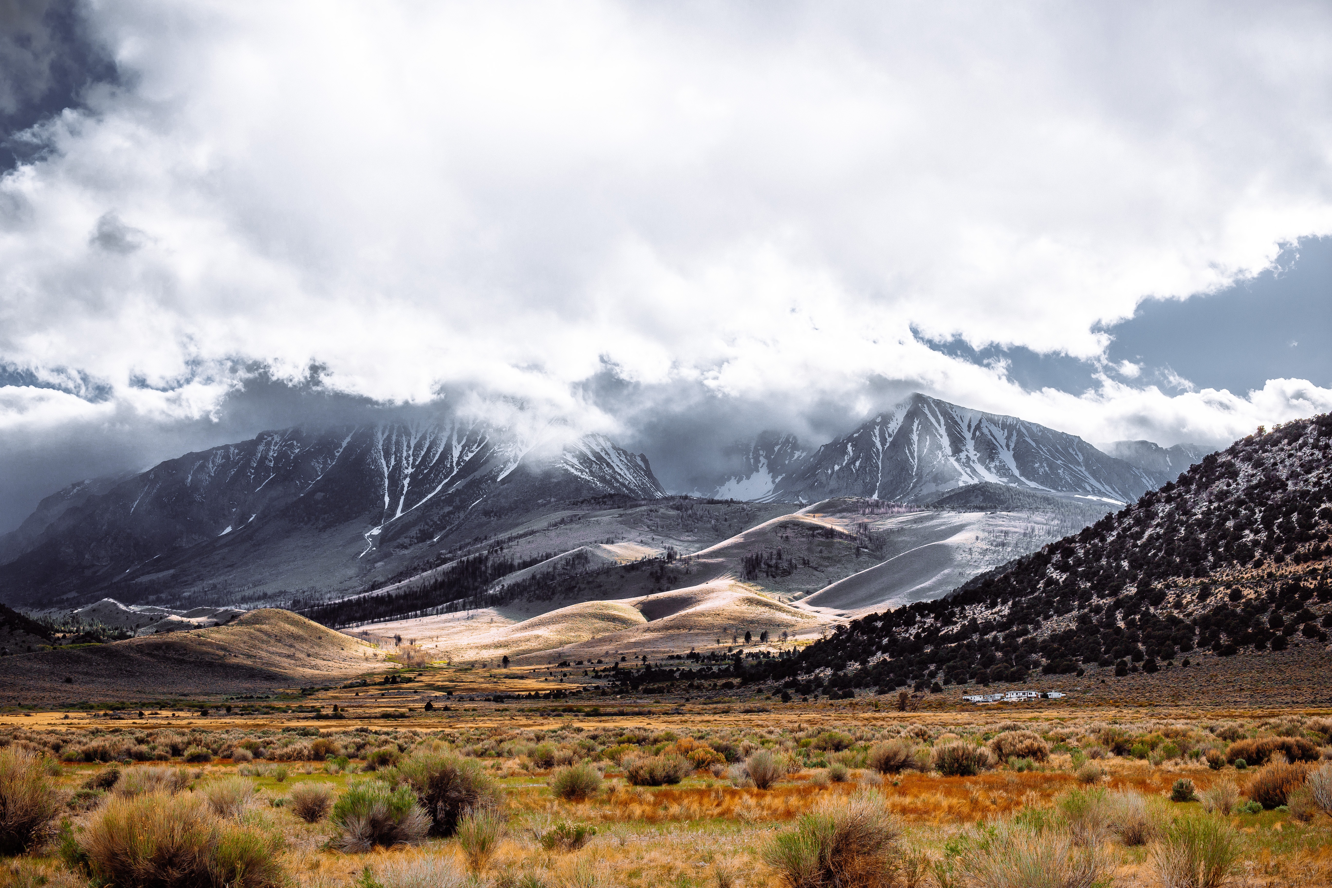 Mono Lake Sierras