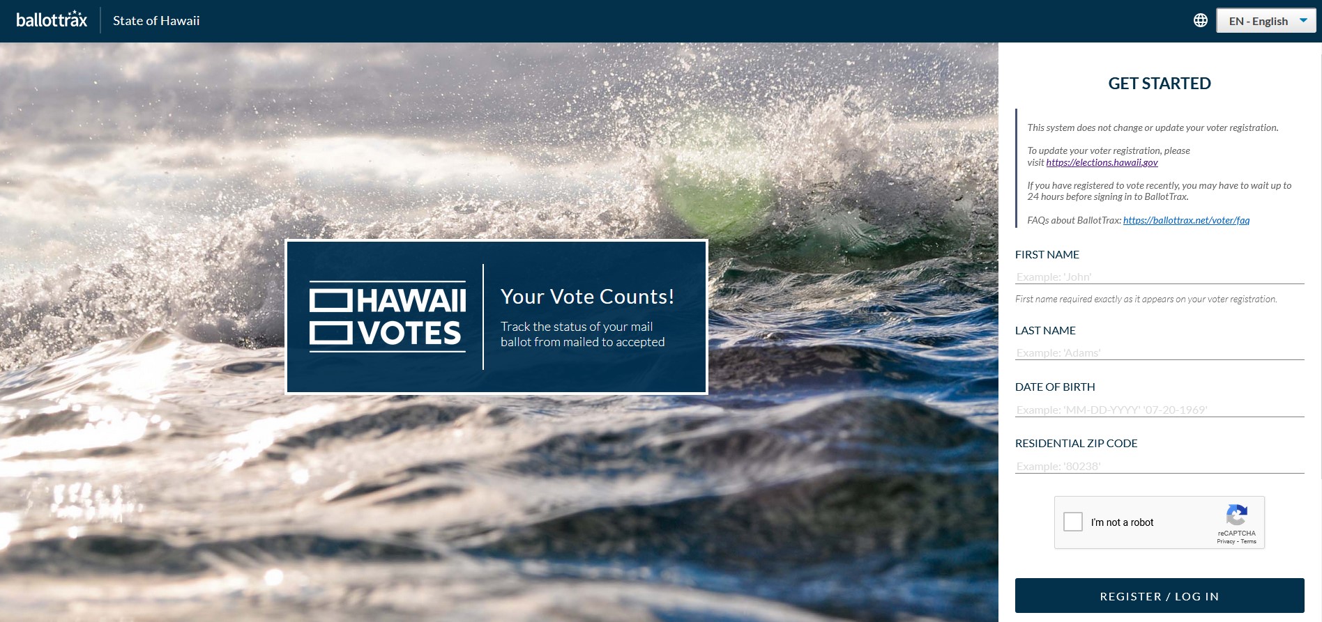 Election Security and Tracking Your Ballot - Hawaii