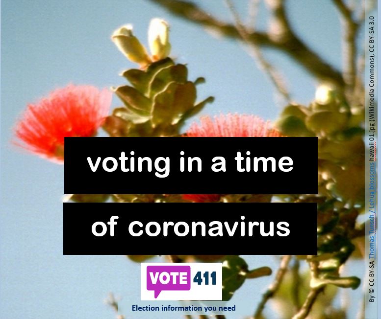Voting in a time of coronavirus - Vote411.0rg