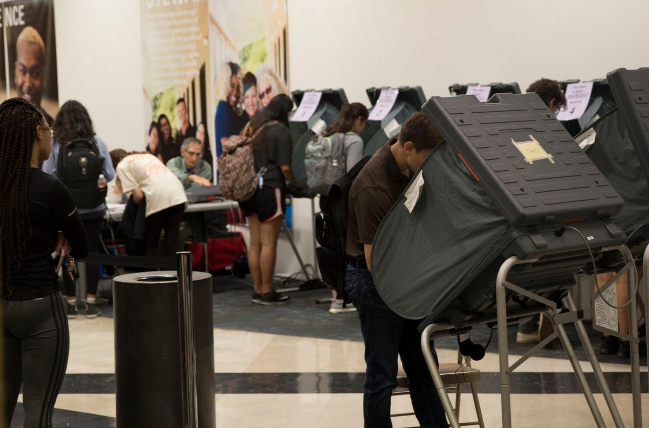 The lawsuit is the third of its kind filed against the state of Texas since the citizenship review effort was unveiled Jan. 25. Mikala Compton for The Texas Tribune, published 2019-02-04 Texas Tribune photo showing voters voting