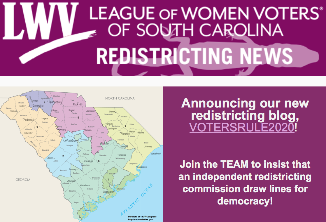 LWVSC Redistricting Blog: VOTERSRULE2020