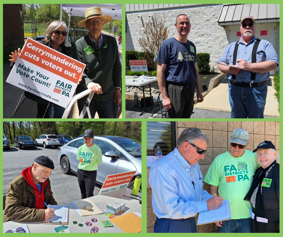 Fair Districts PA volunteers 4/23/2024