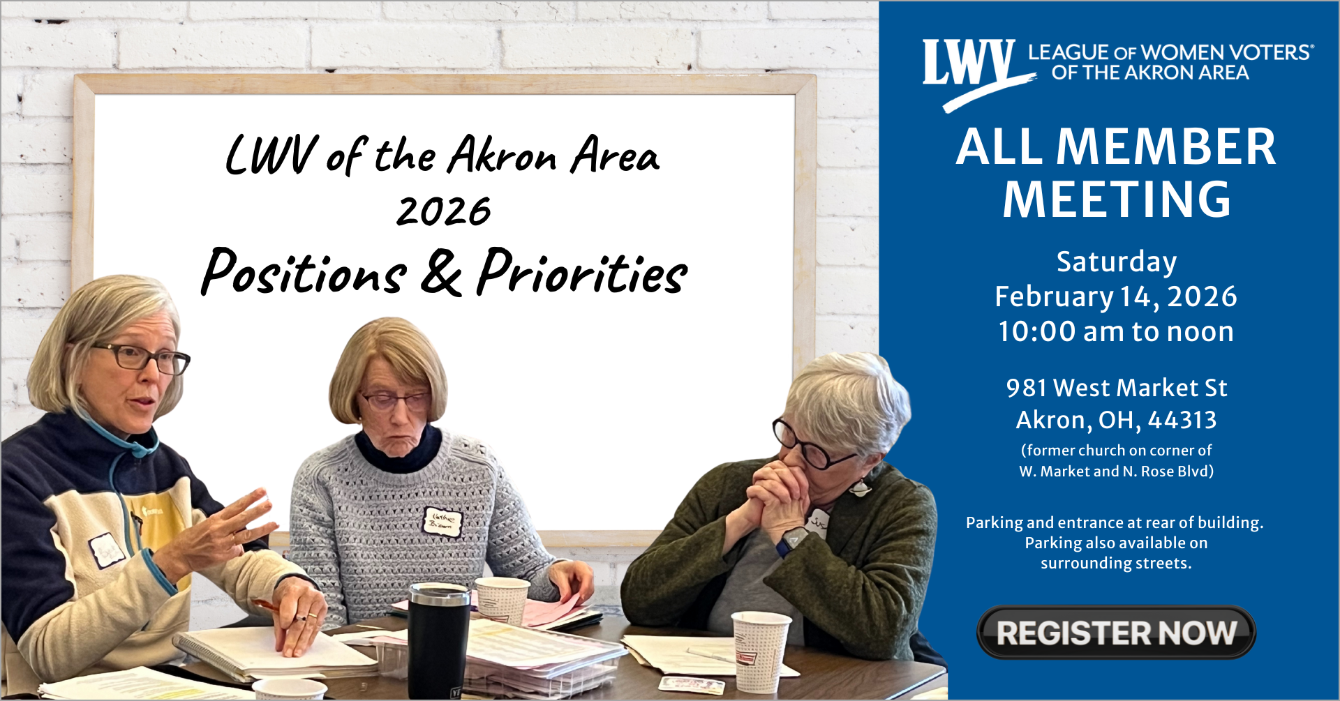 2026 Positions and Priorities Meeting Notice