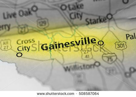 Gainesville Alachua map