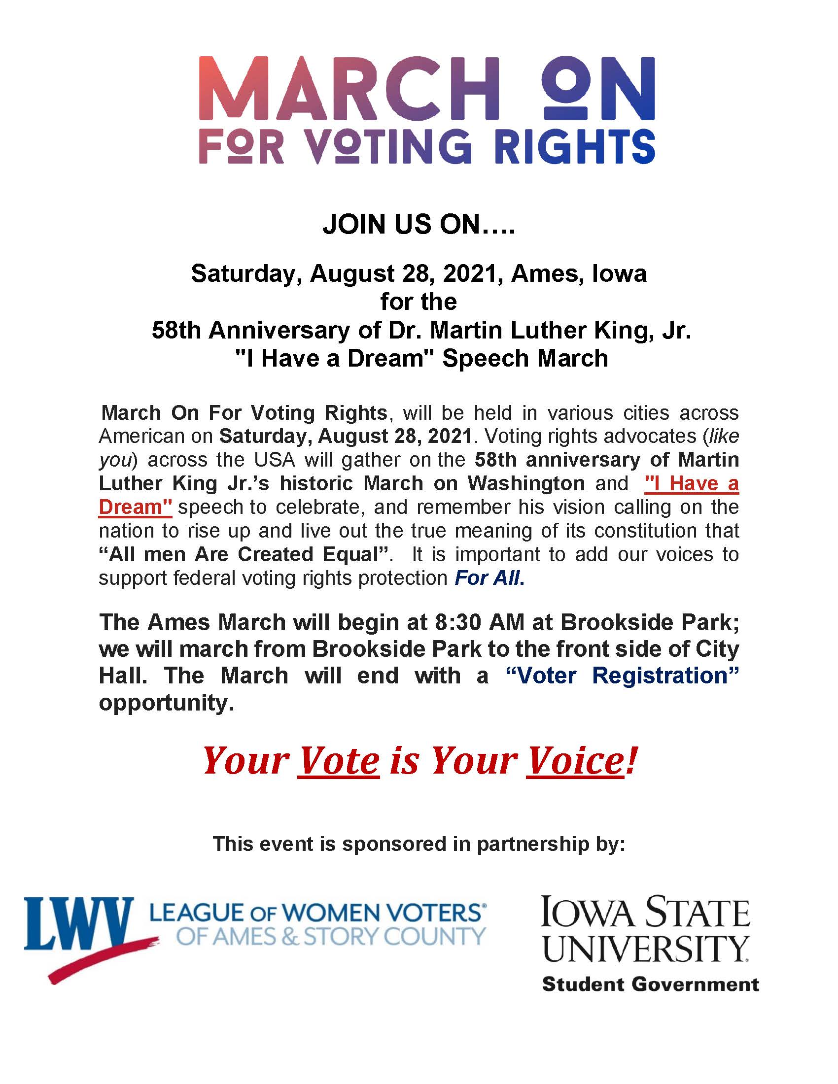 voting rights event