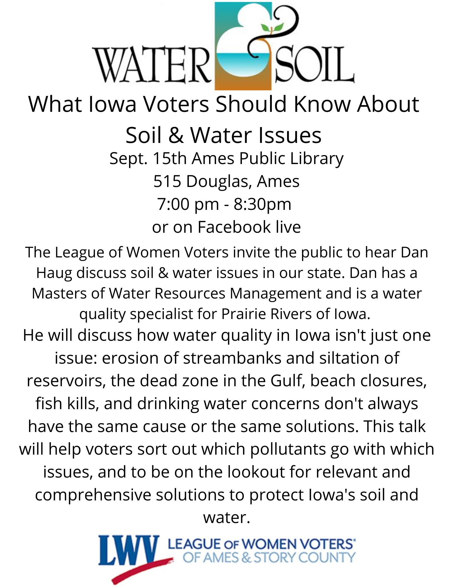 What Iowa Voters Should Know About Soil and Water Issues