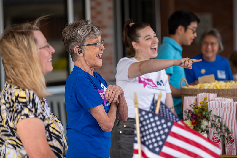 LWV Members at an event