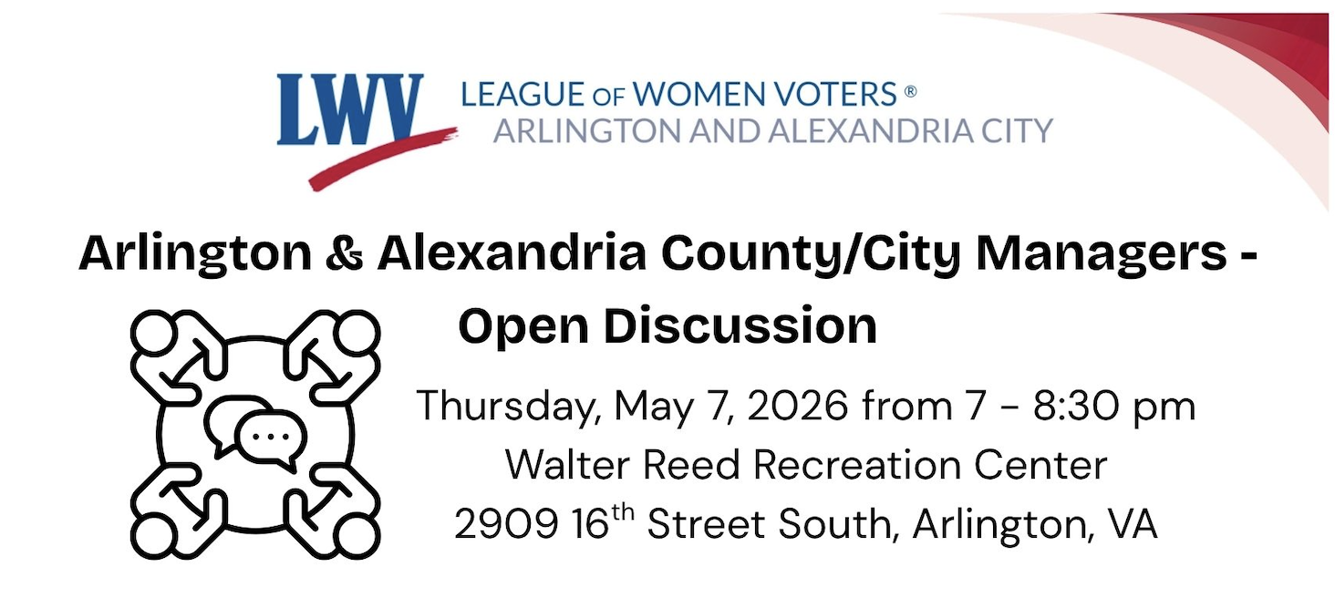Arlington & Alexandria County/City Managers - Open Discussion Event