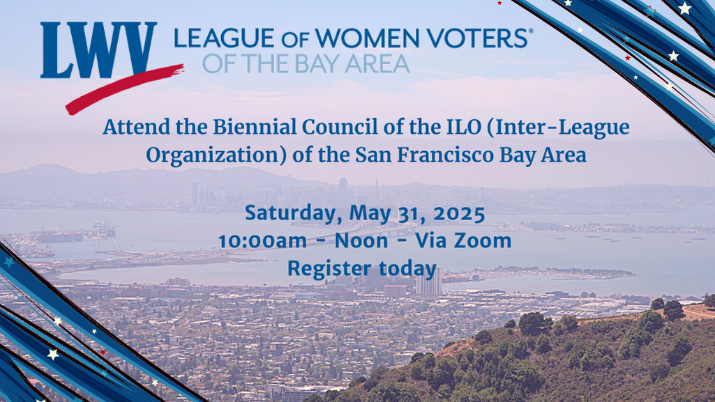 LWV Bay Area Biennial Council Graphic