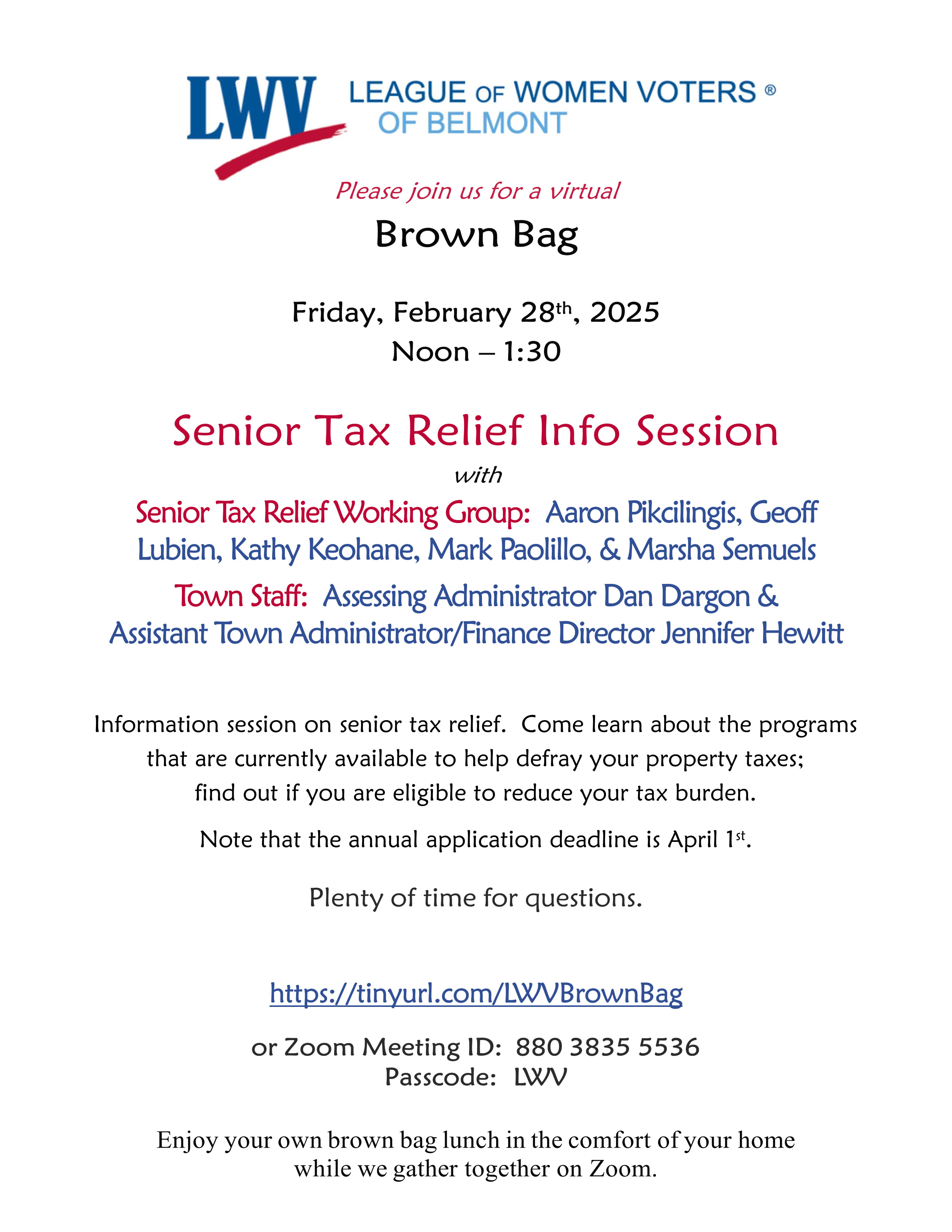 Brown Bag February 2025