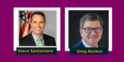 Photos of Steve santarsiero and Greg bankos