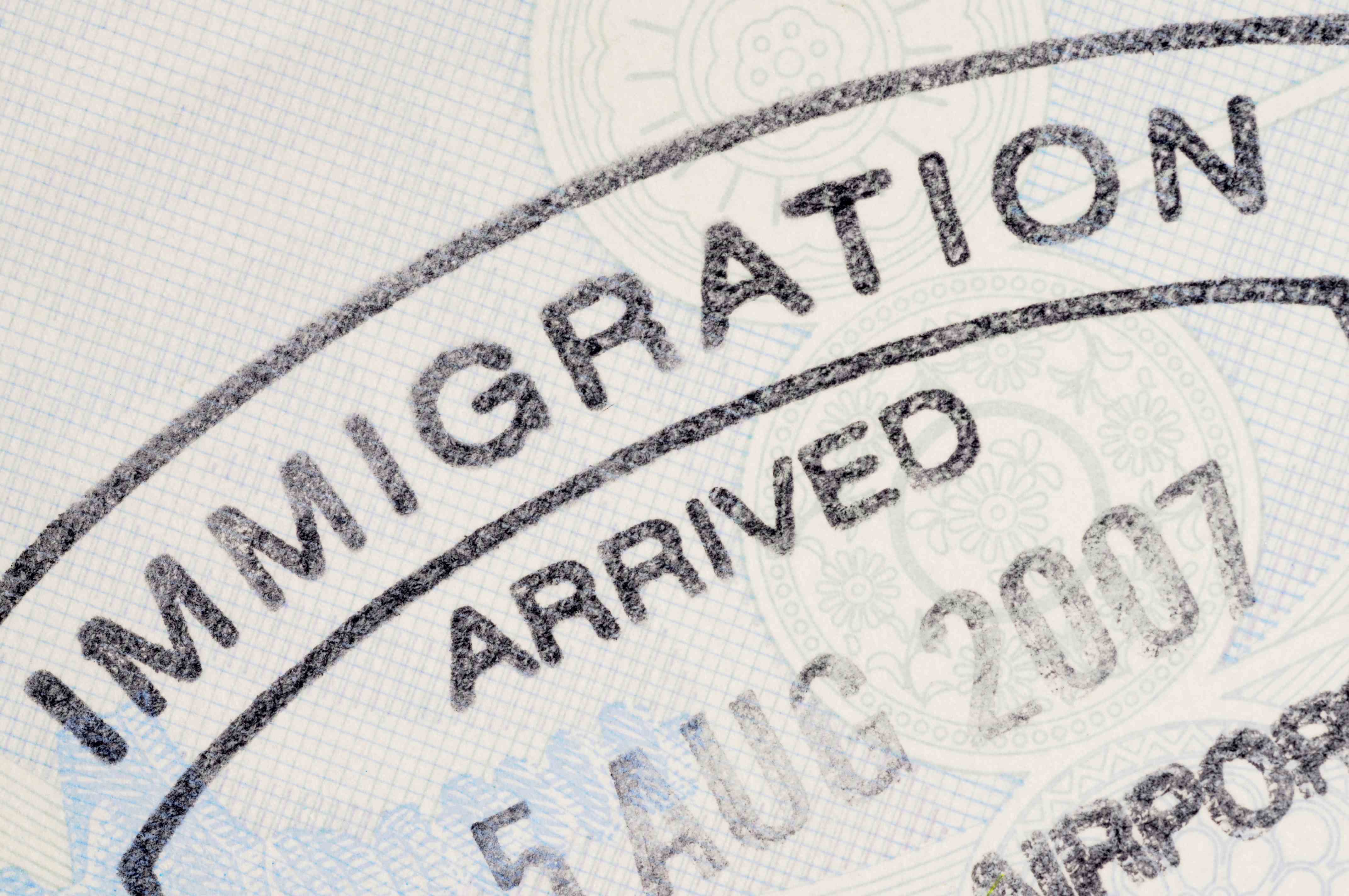 passport stamp