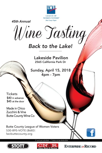 Wine Tasting 2018 - Event Flyer