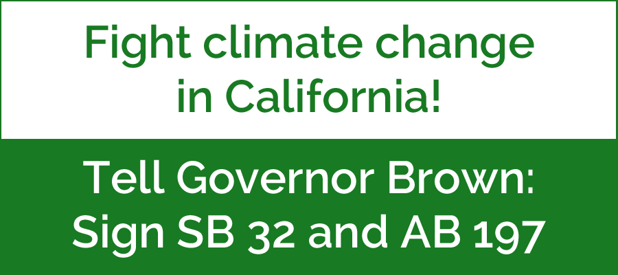 SB 32, SB 197, climate change, California, advocacy, grassroots, Governor Jerry Brown, League of Women Voters