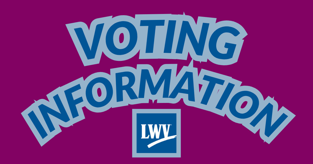 Voting Information Graphic with League Logo