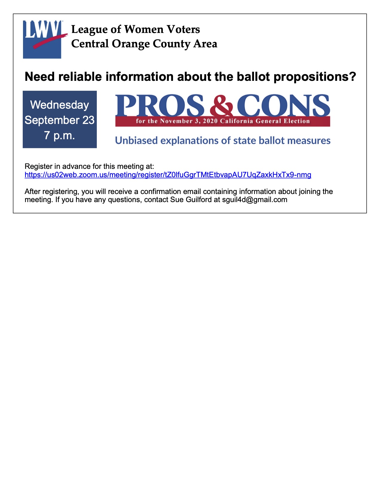 Pros & Cons For California State Ballot Propositions MyLO