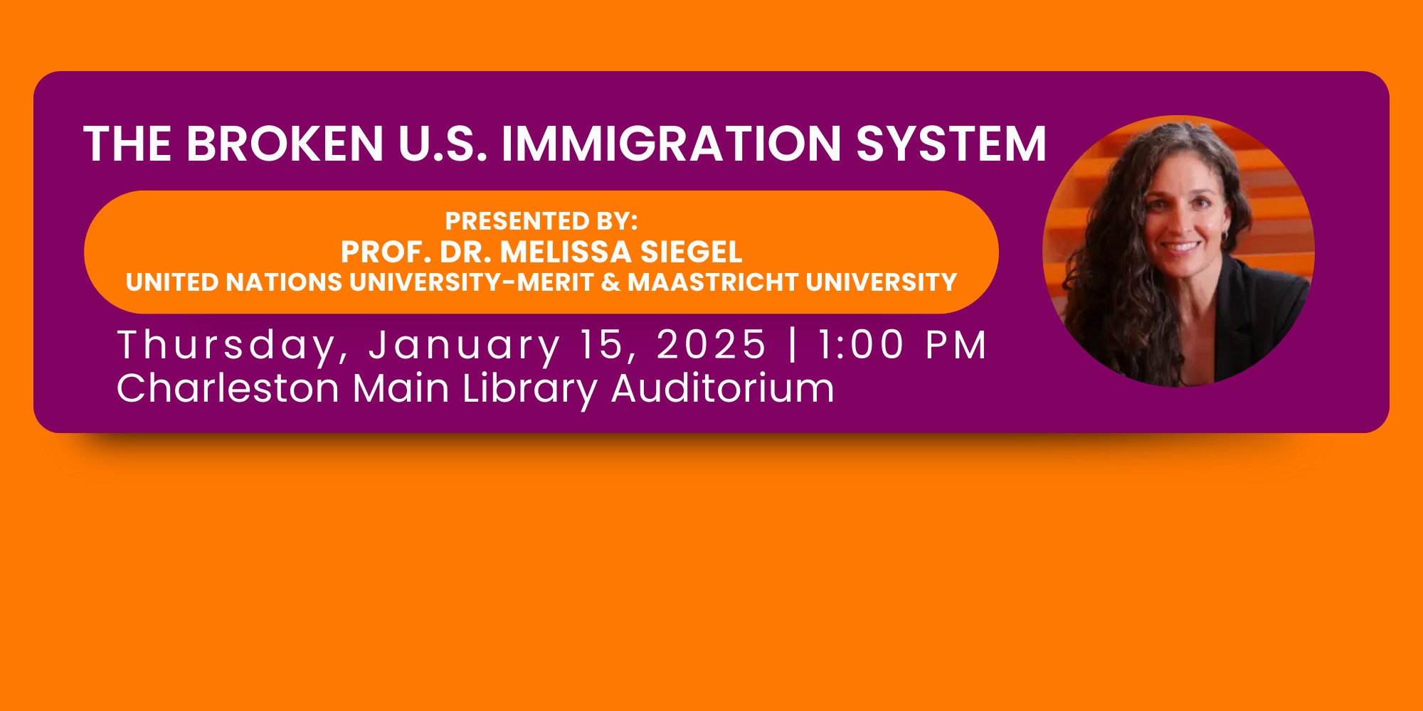 Jan 15 Broken US Immigration System talk