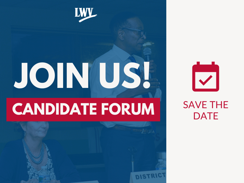 Save the Date Candidate Forums