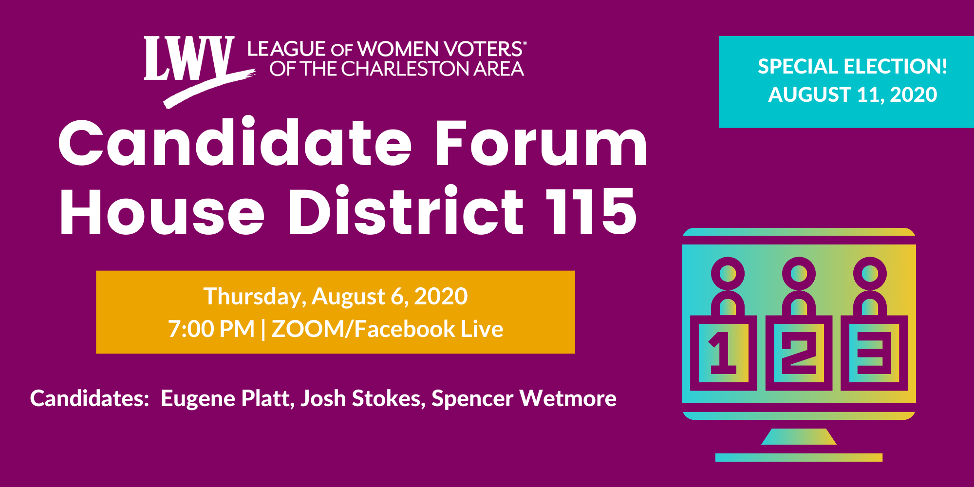 Candidate Forum: House District 115 Special Election | MyLO